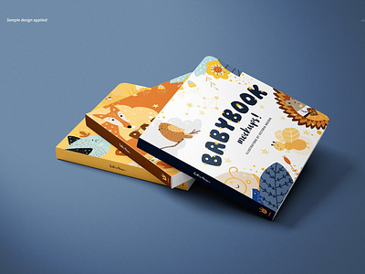 Cardboard Baby Book Mockup Set baby baby book book book mockup book mockup set book mockups book print booking branding cardboard cardboard baby cardboard baby book cardboard book design mock up mockup print printing template templates