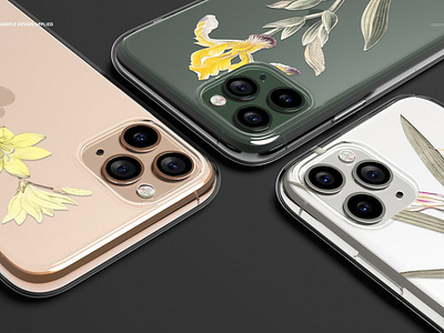 iPhone 11 Pro Clear Case Mockup Set by Mockup5 on Dribbble