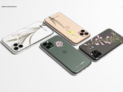 Download Iphone 11 Pro Clear Case Mockup Set By Mockup5 On Dribbble