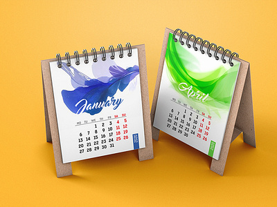 Download Mini Desk Calendar Mockup By Mockup5 On Dribbble