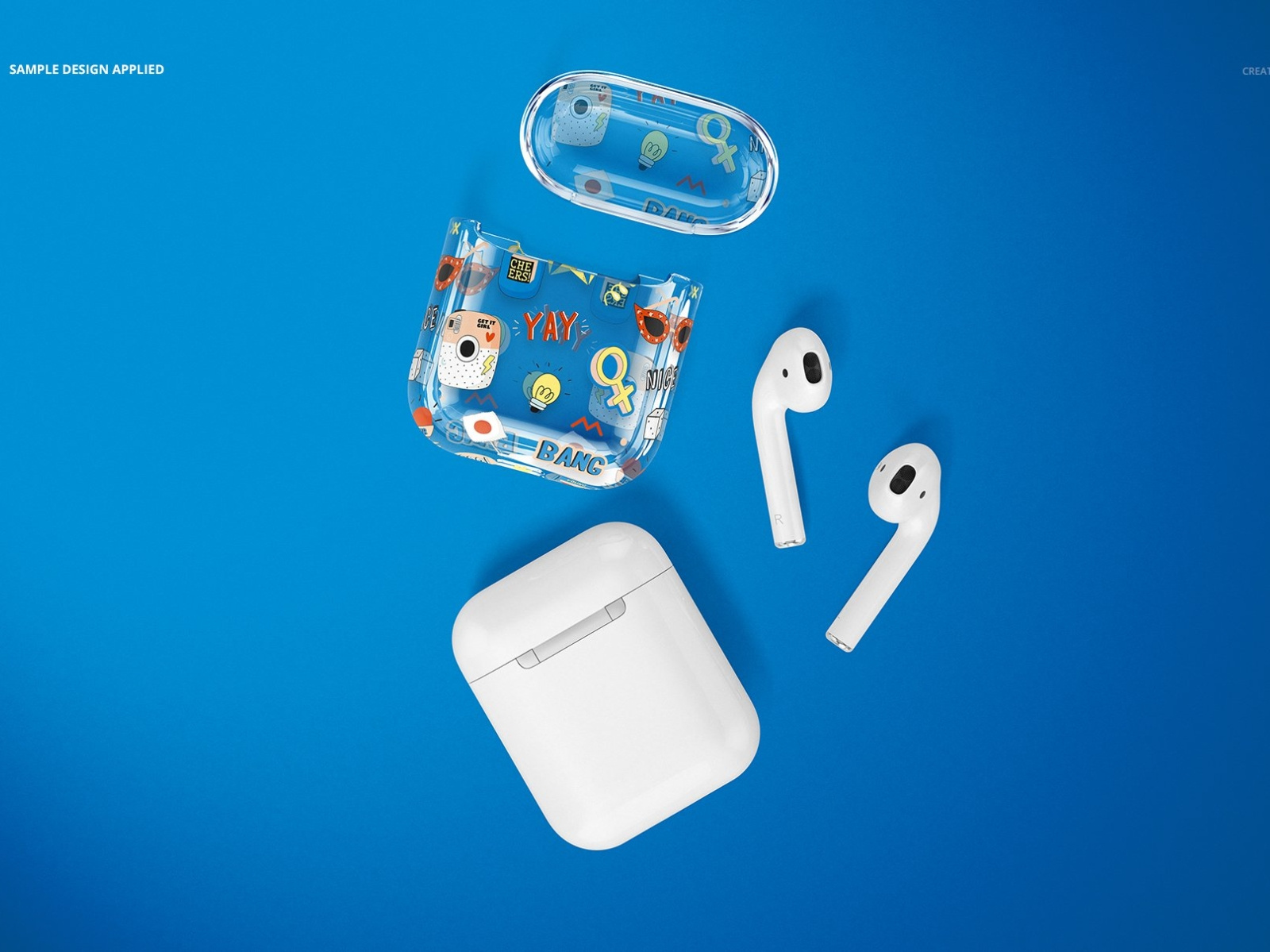 Download AirPods Clear Case Mockup Set 01 by Mockup5 on Dribbble