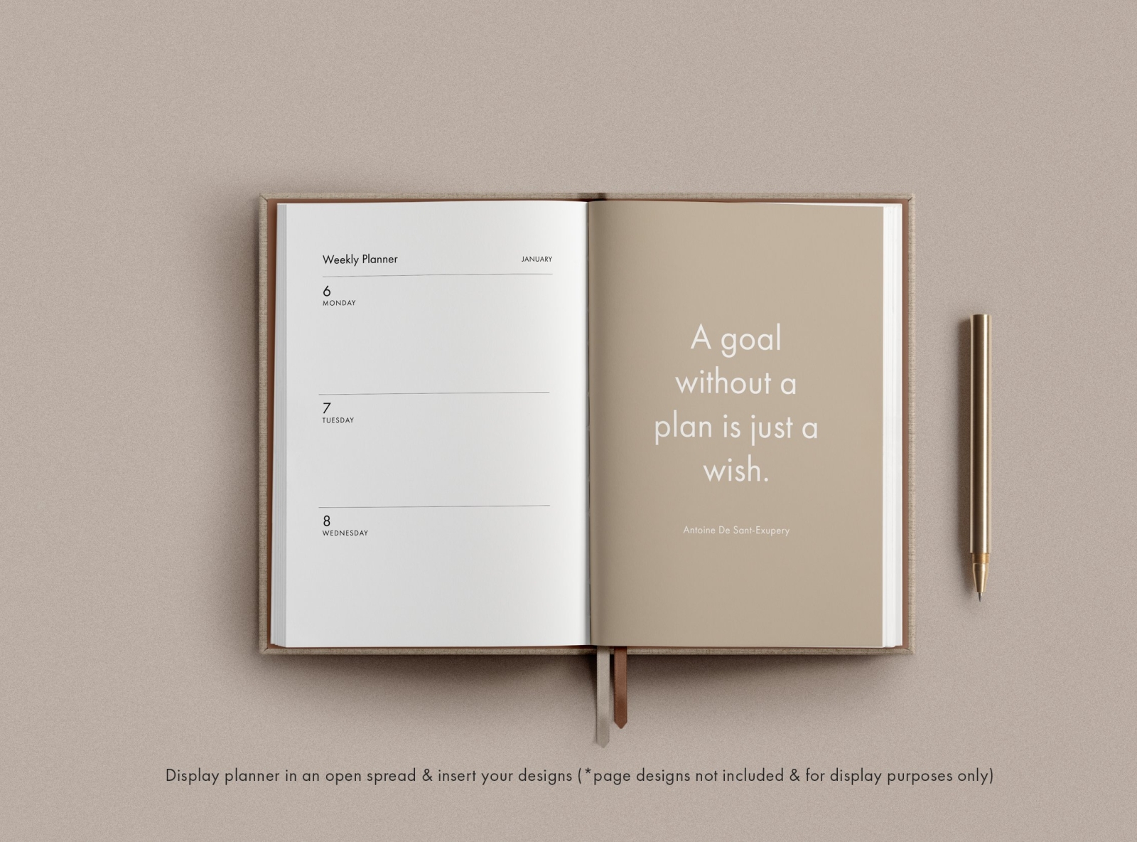 Download Juno - Planner Mockup Collection by Mockup5 on Dribbble