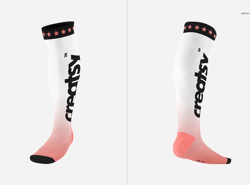 Download Socks Knee High Mockup Set by Mockup5 on Dribbble