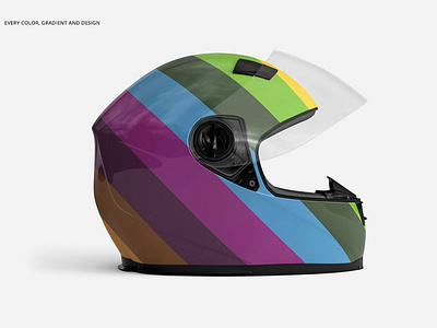 Download Motorcycle Helmet Mockup Set By Mockup5 On Dribbble