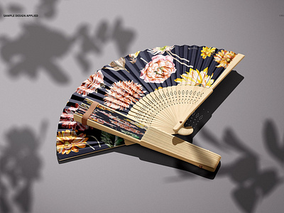 Download Fabric Hand Fan Mockup Set By Mockup5 On Dribbble