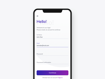 Sign Up app dailyui dailyui 001 design signup ui ux