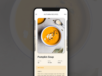 Recipe app app appdesign card design food recipe recipes ui uidesign ux