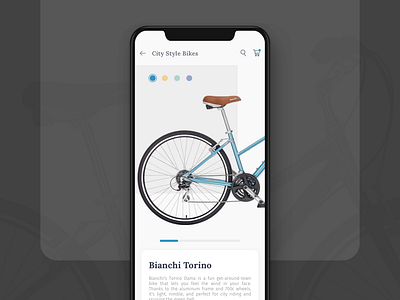 Product detail page app bike dailyui design detail mobile product ui ui challenge ux