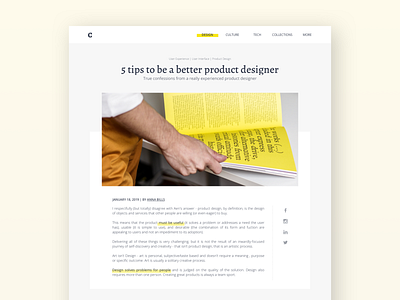 Blog post! blogpost design post ui ux web web design webdesign