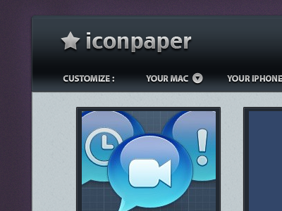 Iconpaper in colors