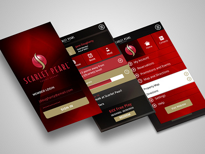Mobile App casino design digital design graphic design layout mobile mobile app mobile app design multimedia ui web deisgn