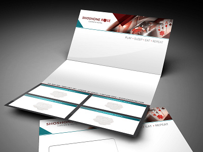 Letterhead & Envelope casino design envelope graphic design layout letterhead mailer stationary stationary design