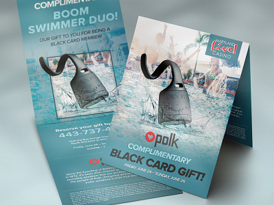 Promotional Mailer casino design graphic design layout mailer print print design promo promotional