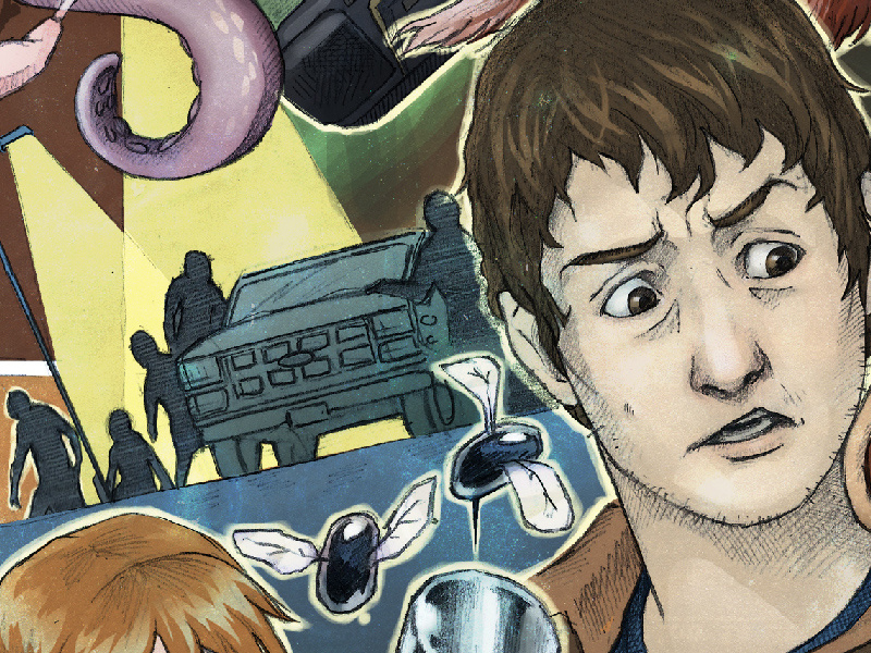 Book illustration graphic novel digital art graphic design portrait ink pencil colour color comic cartoon art digital