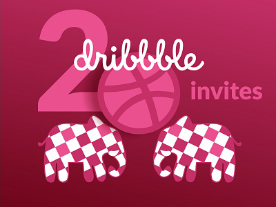 2 dribbble Invites