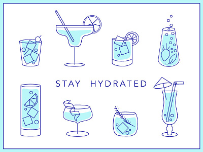 Weekend Goals cheers cocktail drinks fun icon pictograph weekend