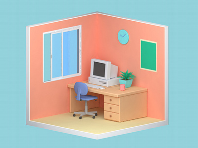 00s workspace by Hong Anh Duong on Dribbble