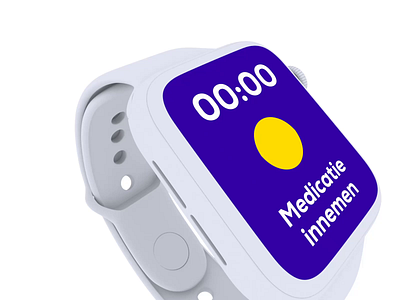Medication reminder animation flat medication pharmacy watch