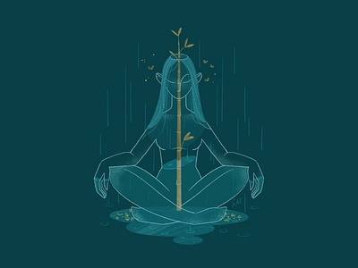 Rainy meditation