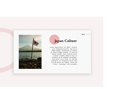 1 Day in Japan animation design graphic japan pink ui ux web webdesign