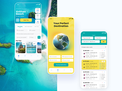 Flight Search App app app design flight app flight booking flight search mobile app sketch travel travel app