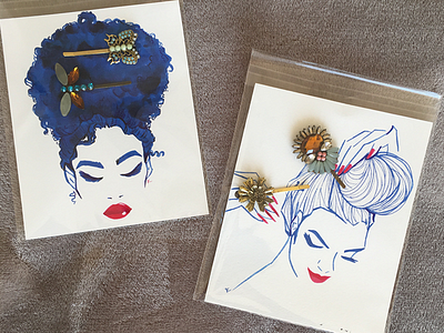 Hair Accessories Packaging Design