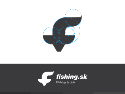 Mark fishing logo brand clean clever fish fishing logo mark smart