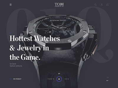 Header for luxury store gold header jewelry luxury store typography vintage watch web