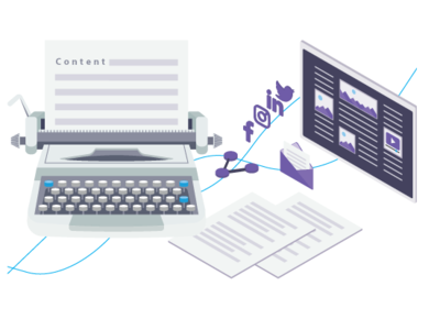 Content Marketing content marketing illustration vector web