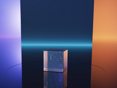 Boxes in the mirror c4d design illustration motion design motion graphics redshift