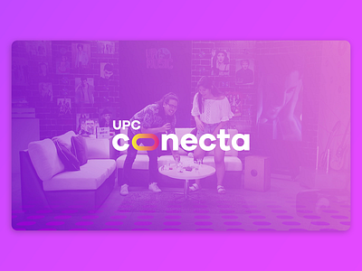 UPC Conecta TV Screens branding design logo student tv tv channel tv shows vector