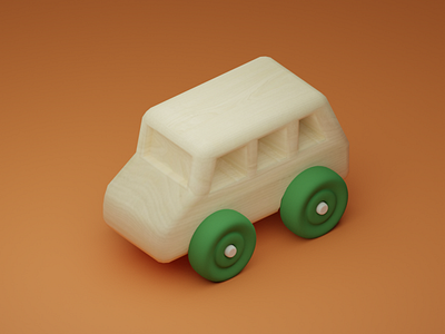 Toy car 3d artist toy toys