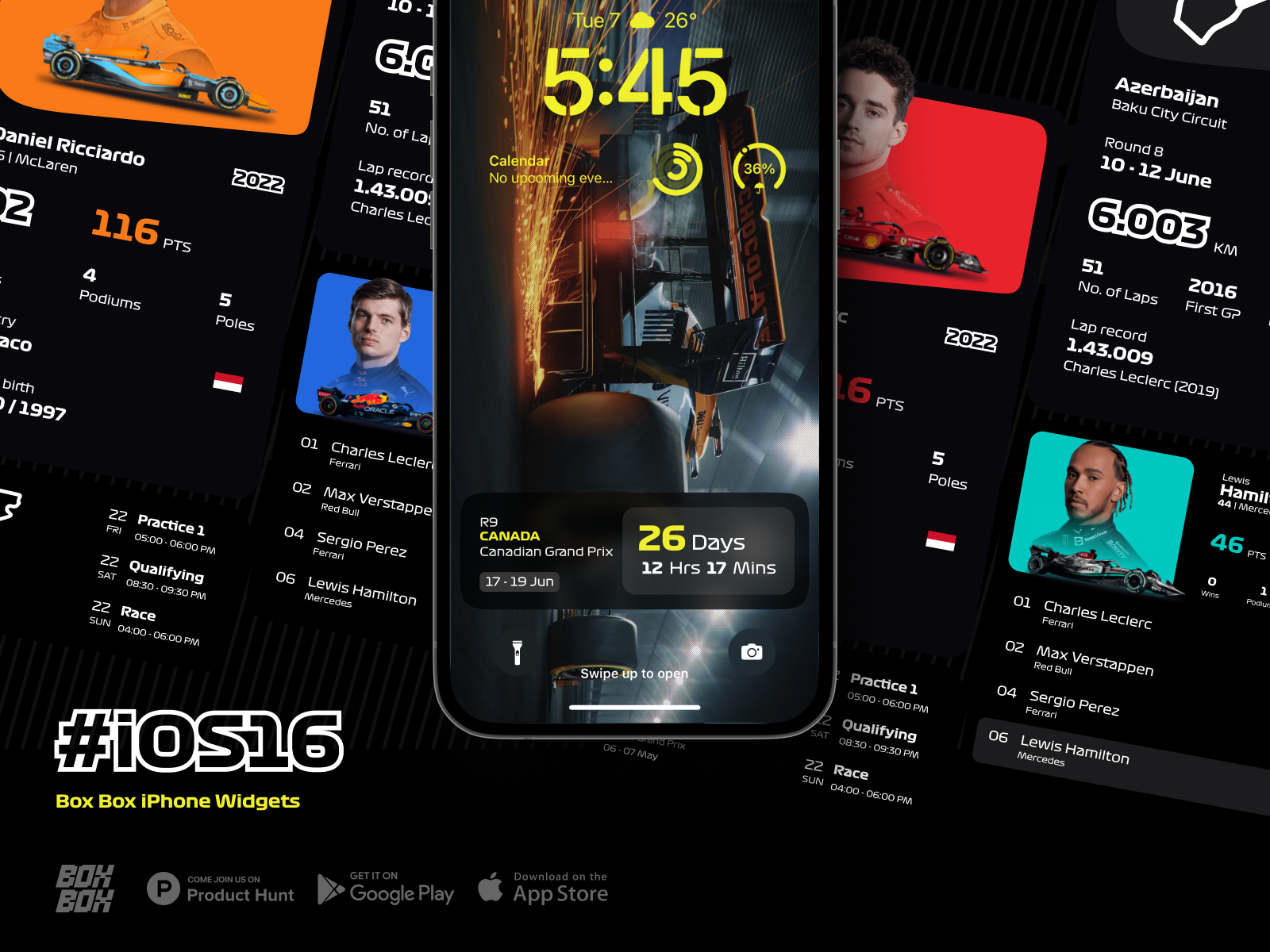 Box Box Club Makes F1 Info Smartphone-Friendly With Vibrant Widgets,  Beautiful Graphics