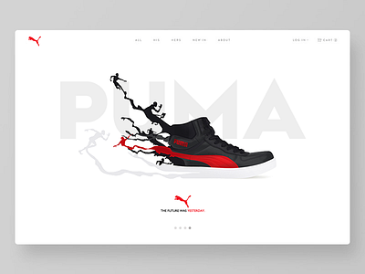 Daily UI #13 - Puma: The Future was Yesterday.