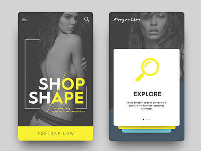 Daily UI #31 - Shop By Shape