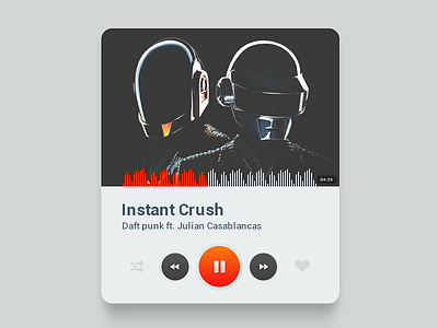 Daily UI #44 - Music Player