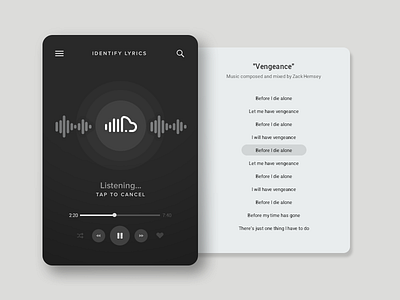 Daily UI #47 - Music ID