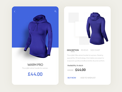 Daily UI #55- Product Page