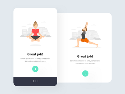 Play 4.0 card clean heroimage minimal poster sports talent view welcome screen yoga