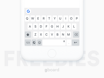 Gboard l Sketch Freebies free freebies gboard google keyboard keyboard mockup sketch sketch freebies while