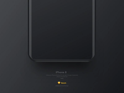 iPhone8 apple download free freebie freepsd iphone8 mockup psd sketch smartphone