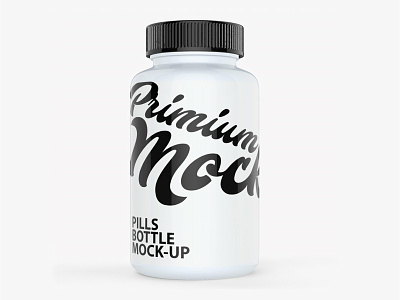 Supplement Bottle Mockup