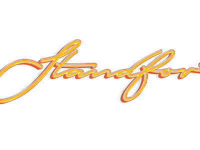 Standfor Logotype shoot II handwriting logo logotype streetwear typography