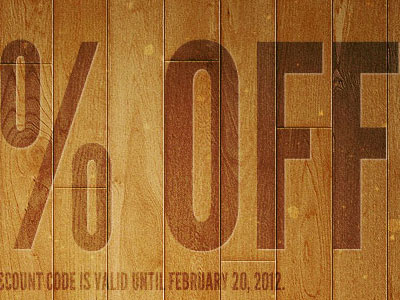 Dribbble Off distress email type wood