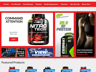 Fitness WIP ecommerce metro ui web design wip