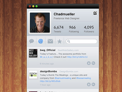 Twitter App WIP app interface profile twitter ui