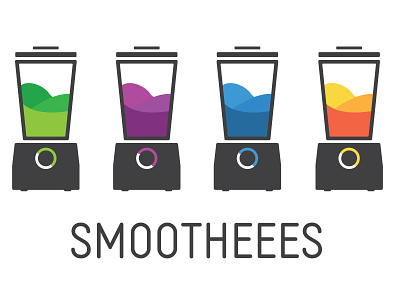 Smootheees Logo Colour Options colours concept identity logo