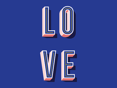 Love Type love typography