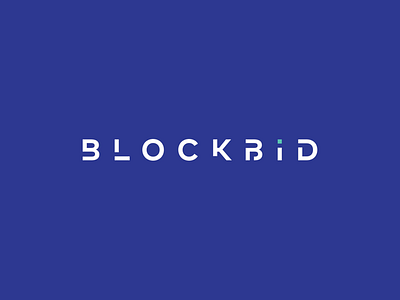 Blockbid branding identity