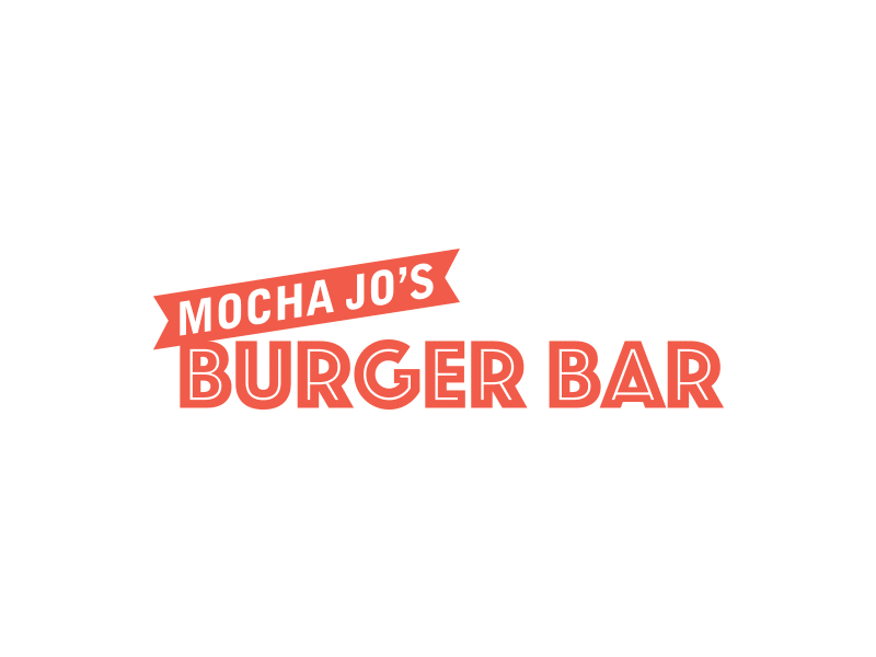 Mocha Jos Burger Bar Branding branding branding and identity branding design burger burgers design illustration red